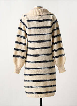 Rochie scurtă alb PIECES femeie