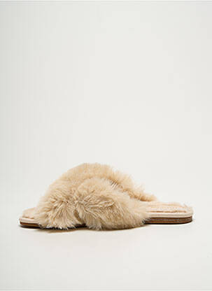 Papuci/pantofi de casă vârf rotund vârf rotund bej RALPH LAUREN femeie