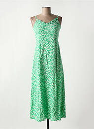 Rochie midi guler în v verde PIECES femme