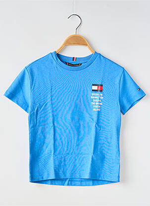 Tricou guler rotund albastru TOMMY HILFIGER băiat