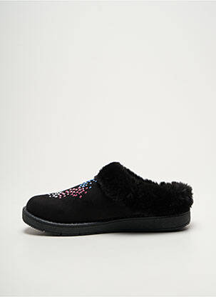 Papuci/pantofi de casă vârf rotund vârf rotund negru SKECHERS fată
