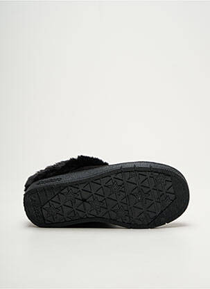 Papuci/pantofi de casă vârf rotund vârf rotund negru SKECHERS fată