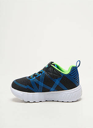 Adidași închidere cu șireturi vârf rotund negru SKECHERS băiat