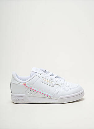 Adidași vârf rotund vârf rotund alb ADIDAS copil