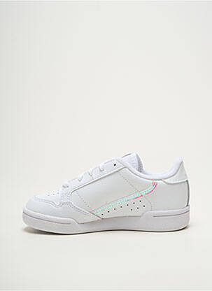 Adidași vârf rotund vârf rotund alb ADIDAS copil