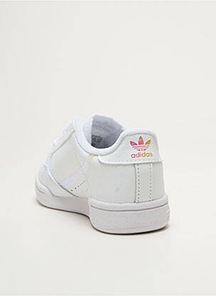 Adidași vârf rotund vârf rotund alb ADIDAS copil