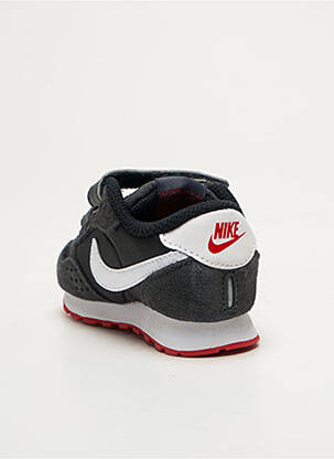 Adidași închidere cu șireturi vârf rotund negru NIKE băiat