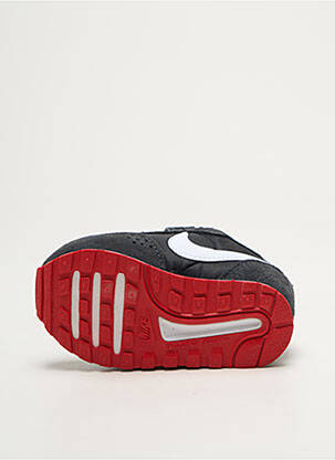 Adidași închidere cu șireturi vârf rotund negru NIKE băiat