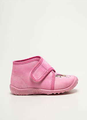 Papuci/pantofi de casă vârf rotund vârf rotund roz SUPERFIT fată