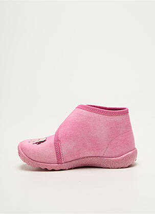 Papuci/pantofi de casă vârf rotund vârf rotund roz SUPERFIT fată
