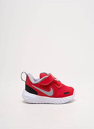 Adidași vârf rotund vârf rotund roșu NIKE copil