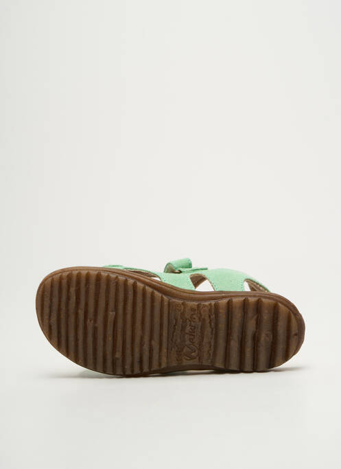 Sandale/Pantofi decupați verde NATURINO băiat