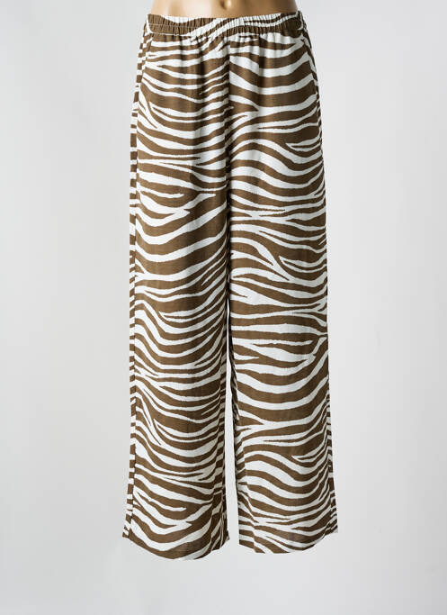 Pantalon larg maro VERO MODA femeie