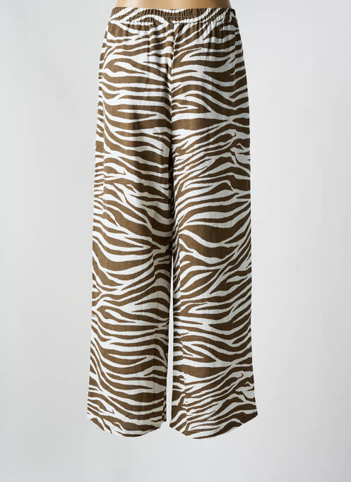 Pantalon larg maro VERO MODA femeie