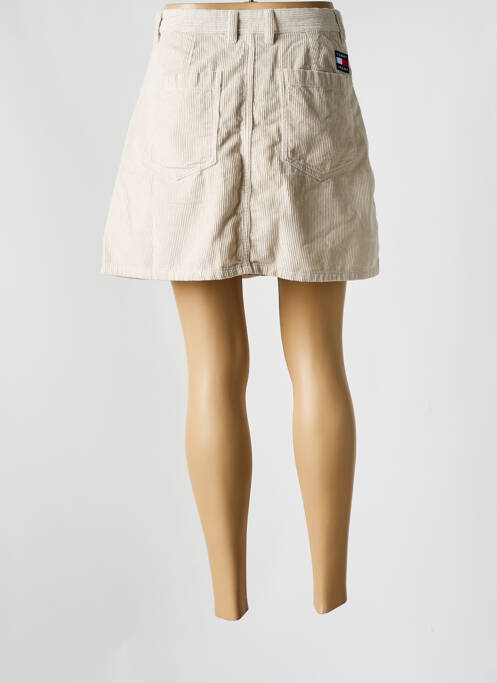 Fustă mini bej TOMMY HILFIGER femeie