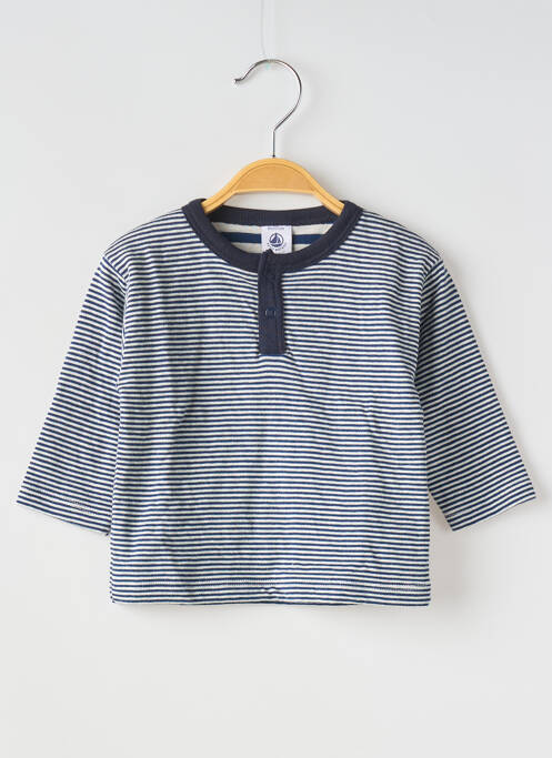 Tricou albastru PETIT BATEAU băiat