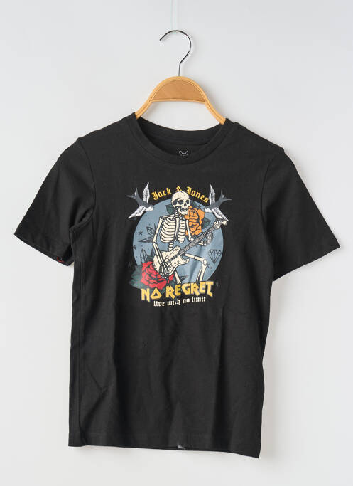 Tricou negru JACK & JONES băiat