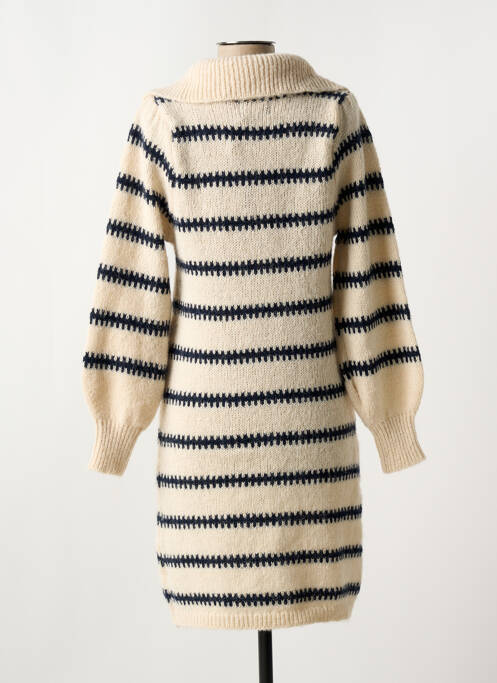 Rochie scurtă alb PIECES femeie