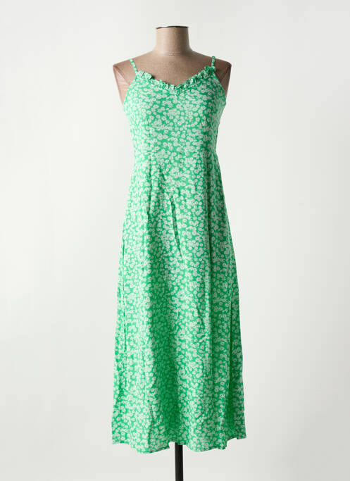 Rochie midi verde PIECES femeie