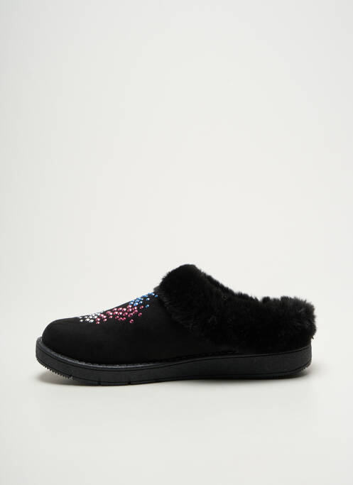 Papuci/Pantofi de casă negru SKECHERS fată