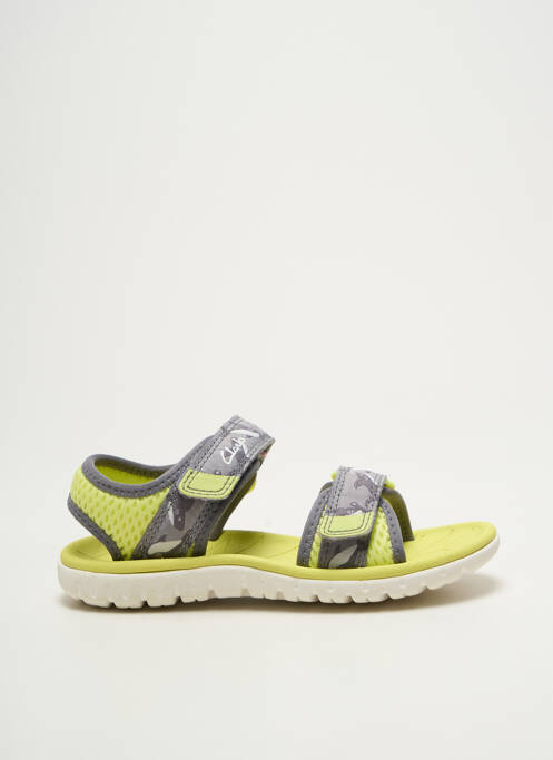 Sandale/Pantofi decupați galben CLARKS copil