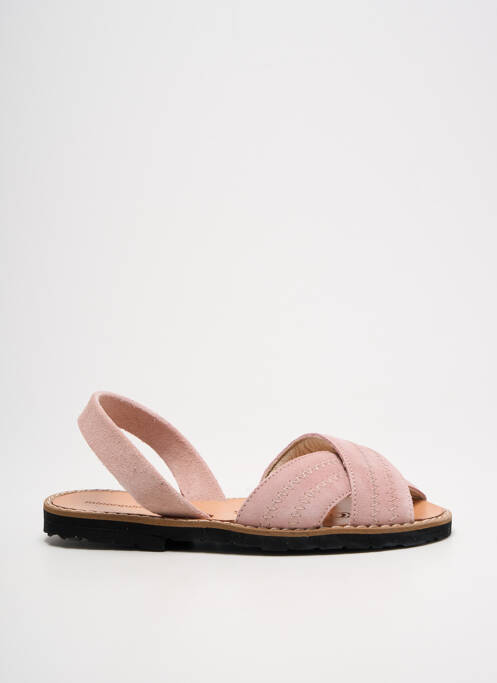 Sandale/Pantofi decupați roz MINORQUINES fată