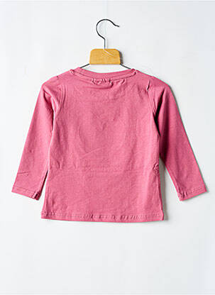 Tricou guler rotund roz NAME IT fată