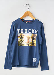 Tricou guler rotund albastru NAME IT garcon