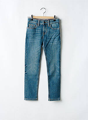 Blugi cu croială slim albastru TOMMY HILFIGER băiat