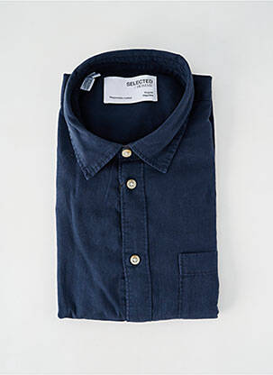 Cămașă cu mâneci lungi albastru SELECTED bărbat