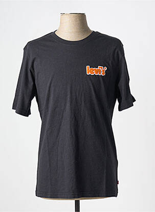 Tricou guler rotund negru LEVI'S bărbat