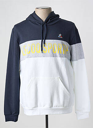 Hanorac cu glugă guler rotund albastru LE COQ SPORTIF bărbat