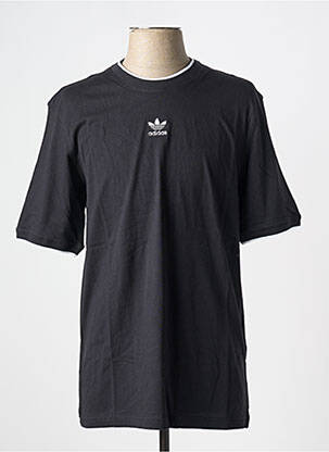 Tricou guler rotund negru ADIDAS bărbat