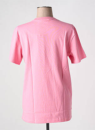 Tricou guler rotund roz ADIDAS femeie