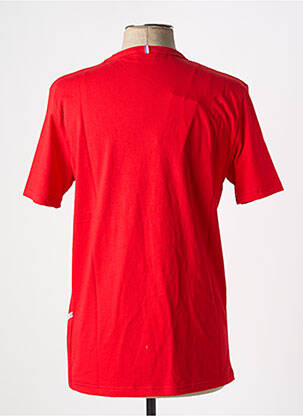 Tricou guler rotund roșu LE COQ SPORTIF bărbat