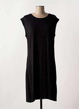 Rochie scurtă guler rotund negru PIECES femeie