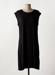 Rochie scurtă guler rotund negru PIECES femme