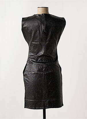 Rochie scurtă guler rotund negru NOISY MAY femeie