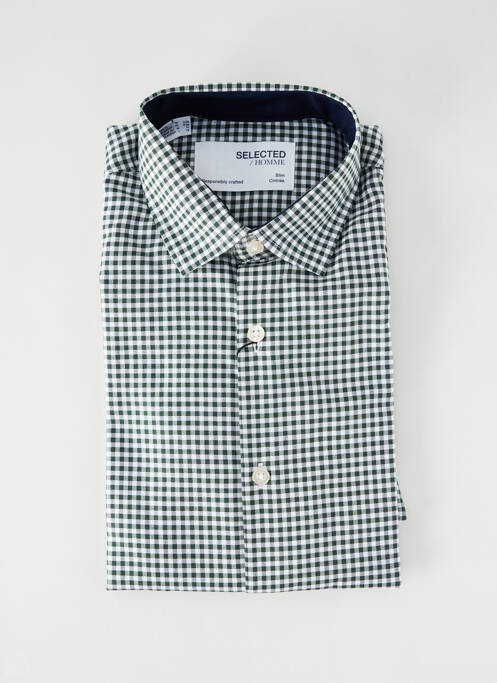 Cămașă cu mâneci lungi verde SELECTED bărbat