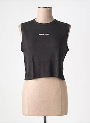 Maiou guler rotund negru TOMMY HILFIGER femeie