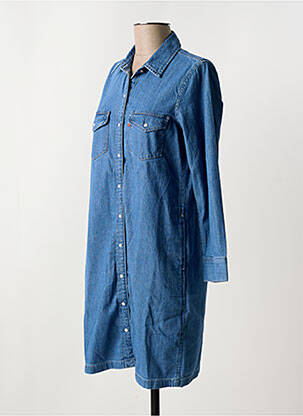 Rochie scurtă guler în v albastru LEVI'S femeie