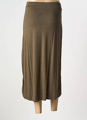 Fustă midi verde PIECES femeie
