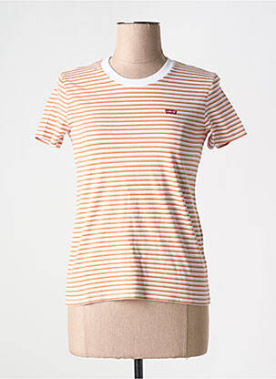Tricou guler rotund roșu LEVI'S femeie