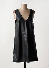 Rochie scurtă guler în v negru VILA femme