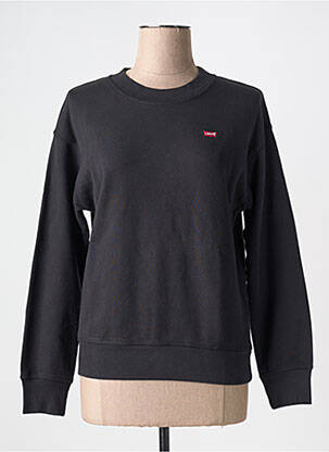 Hanorac guler rotund negru LEVI'S femeie