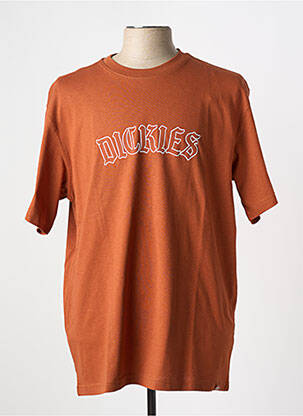 Tricou guler rotund maro DICKIES bărbat