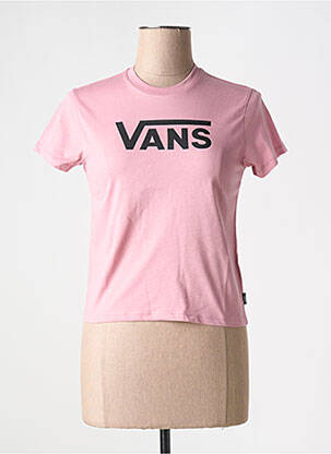 Tricou guler rotund violet VANS fată