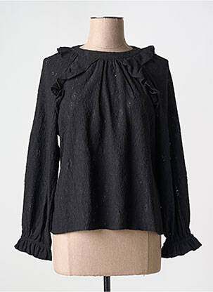 Top negru SEE U SOON femeie