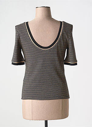 Tricou guler rotund maro VILA femeie
