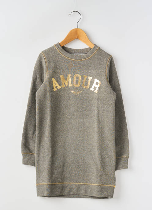 Rochie scurtă gri ZADIG & VOLTAIRE fată